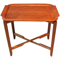 Scandinavian Midcentury Teak Tray Table, circa 1960