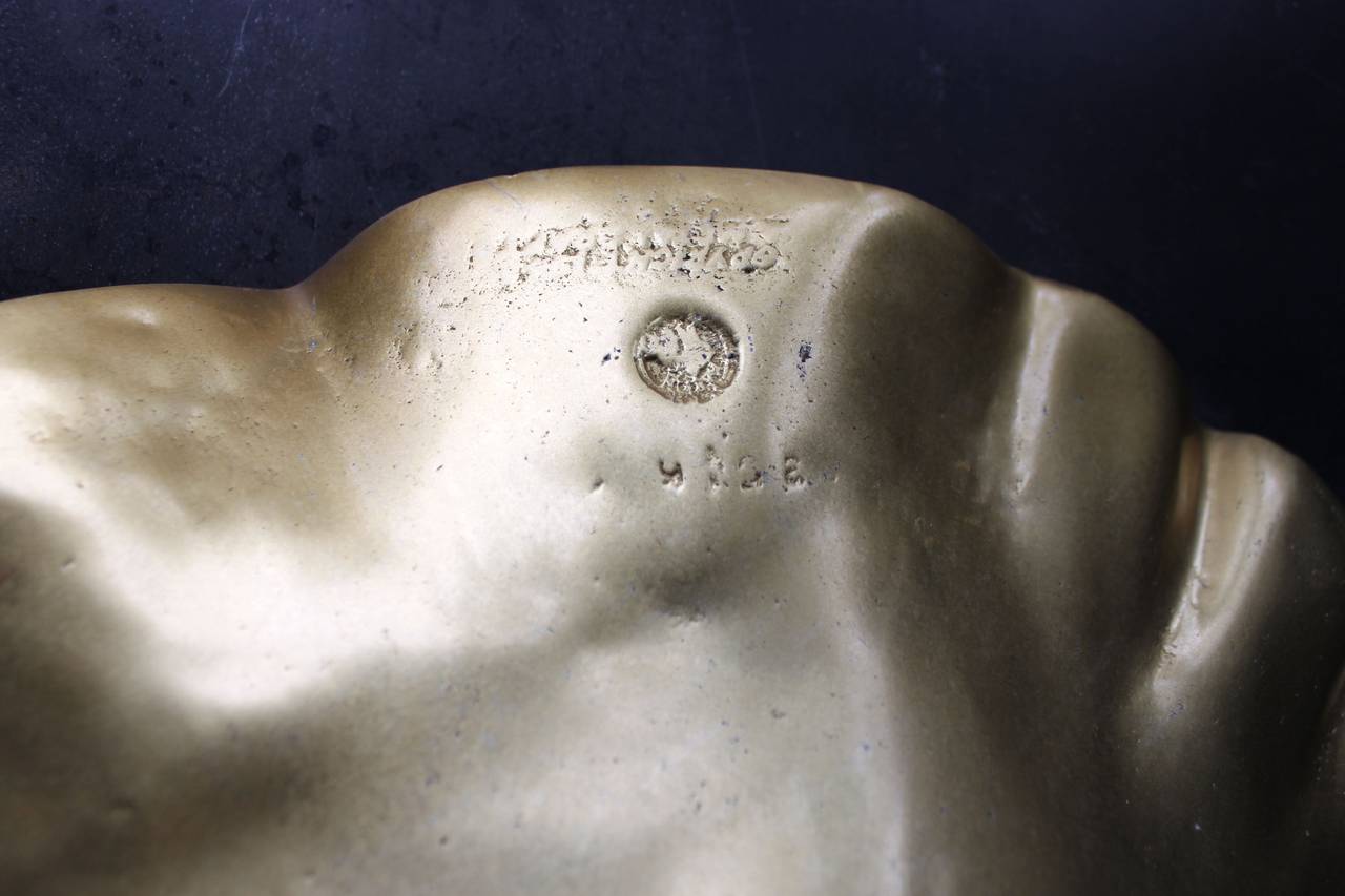 brass lotus bowl