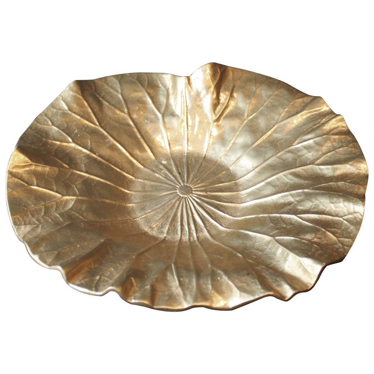 Lotus Leaf Decorative Brass Bowl at 1stDibs brass lotus bowl, brass
