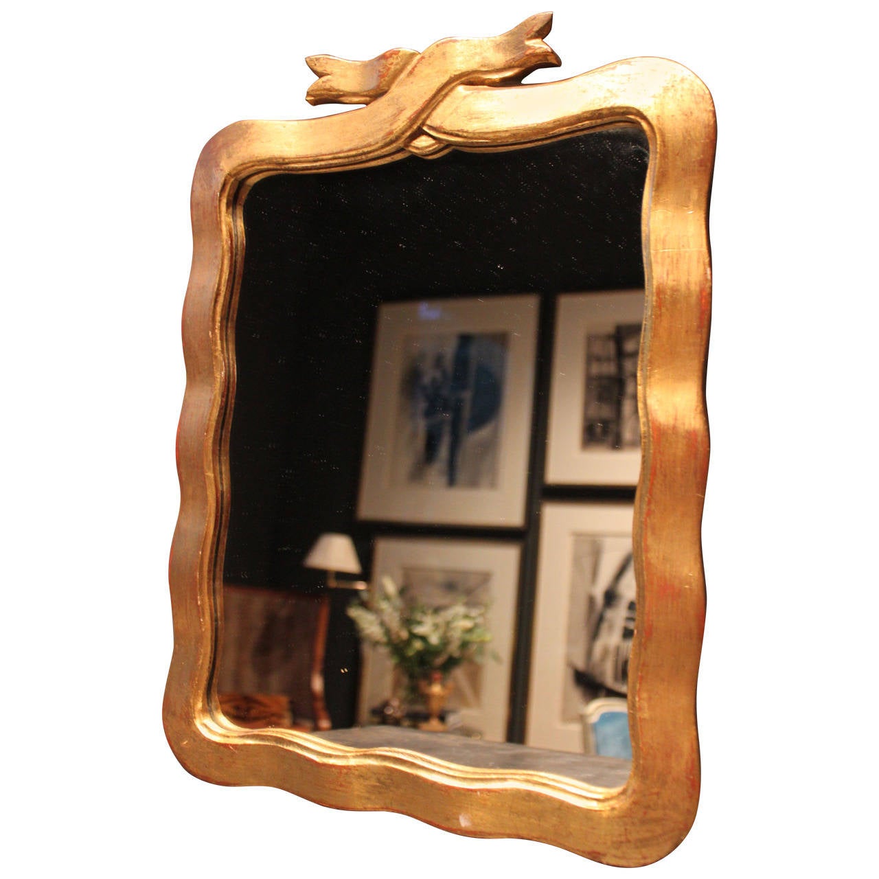 Giltwood Hollywood Regency Mirror Attributed to Dorothy Draper, circa