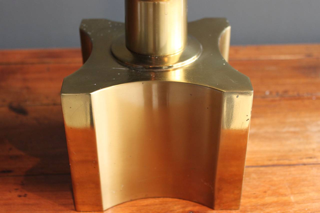 Mid-Century Modern Stiffel Graduated Brass Ball Lamp
