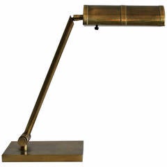 Vintage Frederick Cooper Brass Desk Lamp