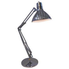 Contemporary Articulated Chrome Desk Lamp or Task Light