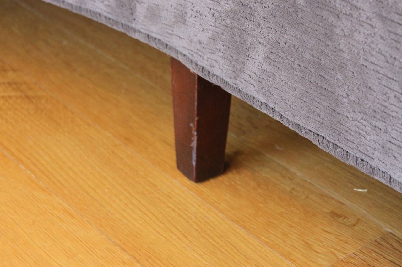 Mid-Century Modern Harvey Probber Style Curved Sofa and Triangle Table