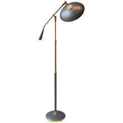 Mid-20th Century Lightolier Counterbalance Floor Lamp by Gerald Thurston