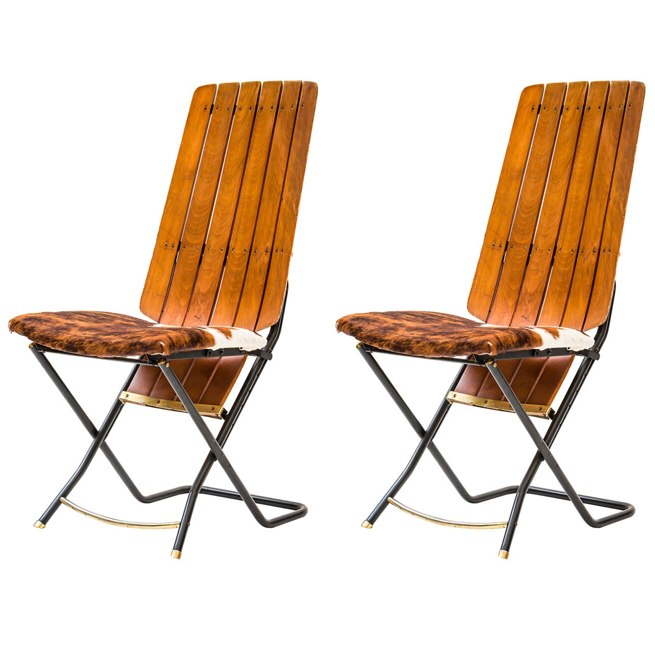 Pair of Scandinavian Chairs For Sale
