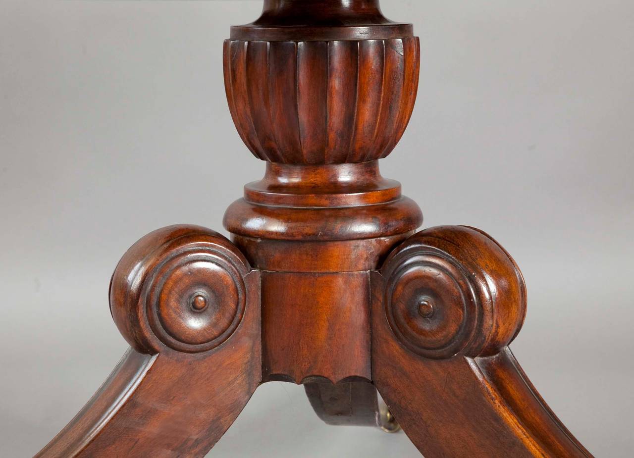 19th Century A large Irish George IV centre table For Sale
