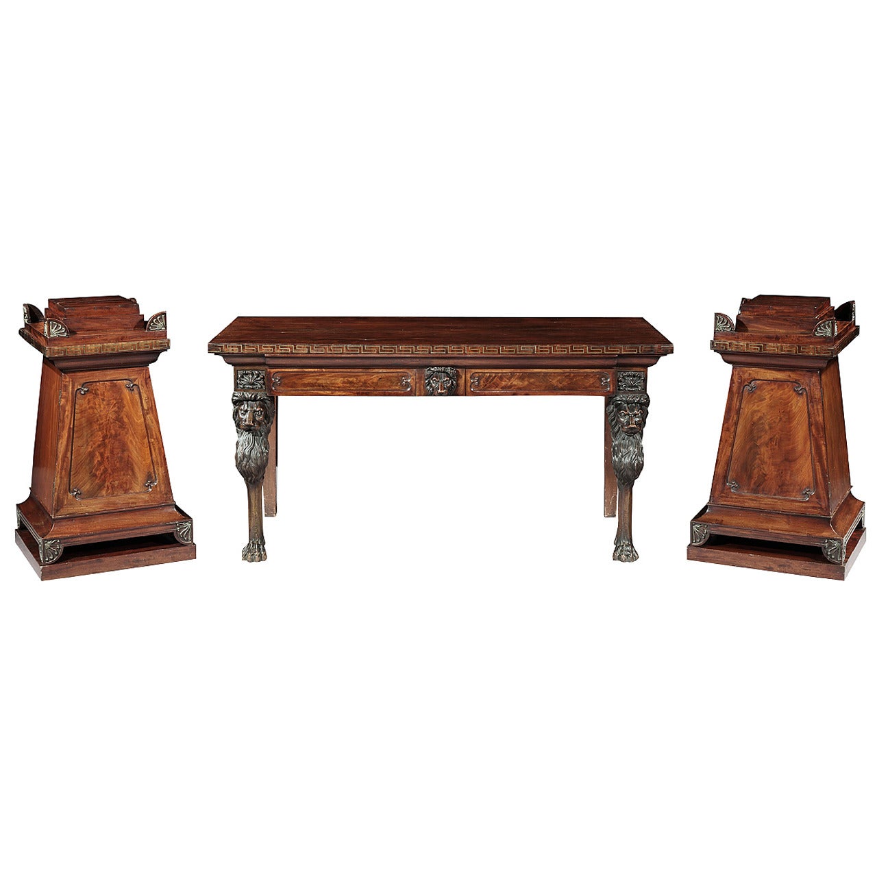 Superb George IV Mahogany Serving Table For Sale