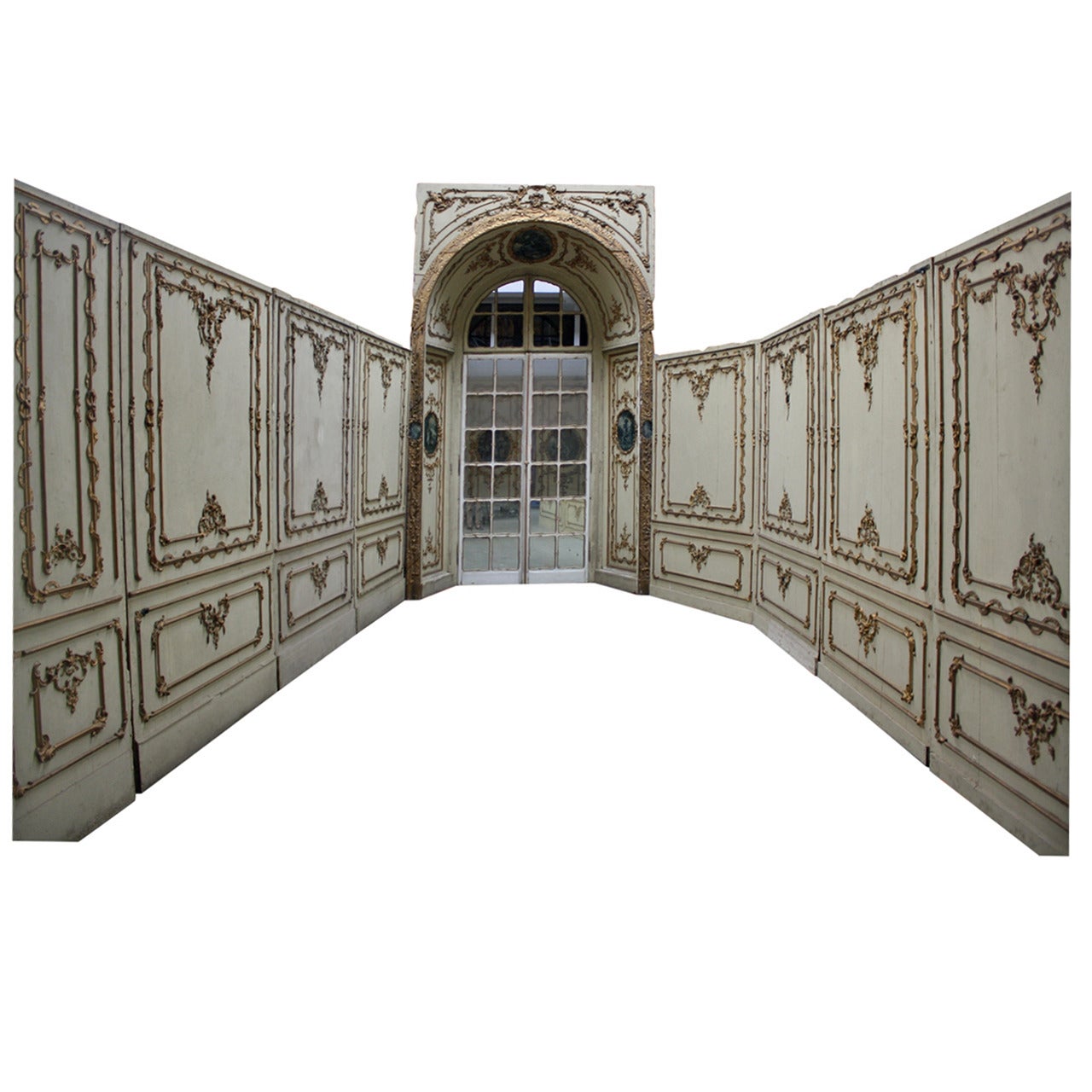 18th Century Baroque Boiserie from an Austrian Palace For Sale