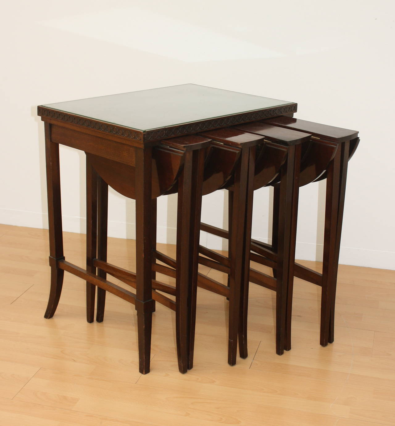 Mahogany Nesting Tables