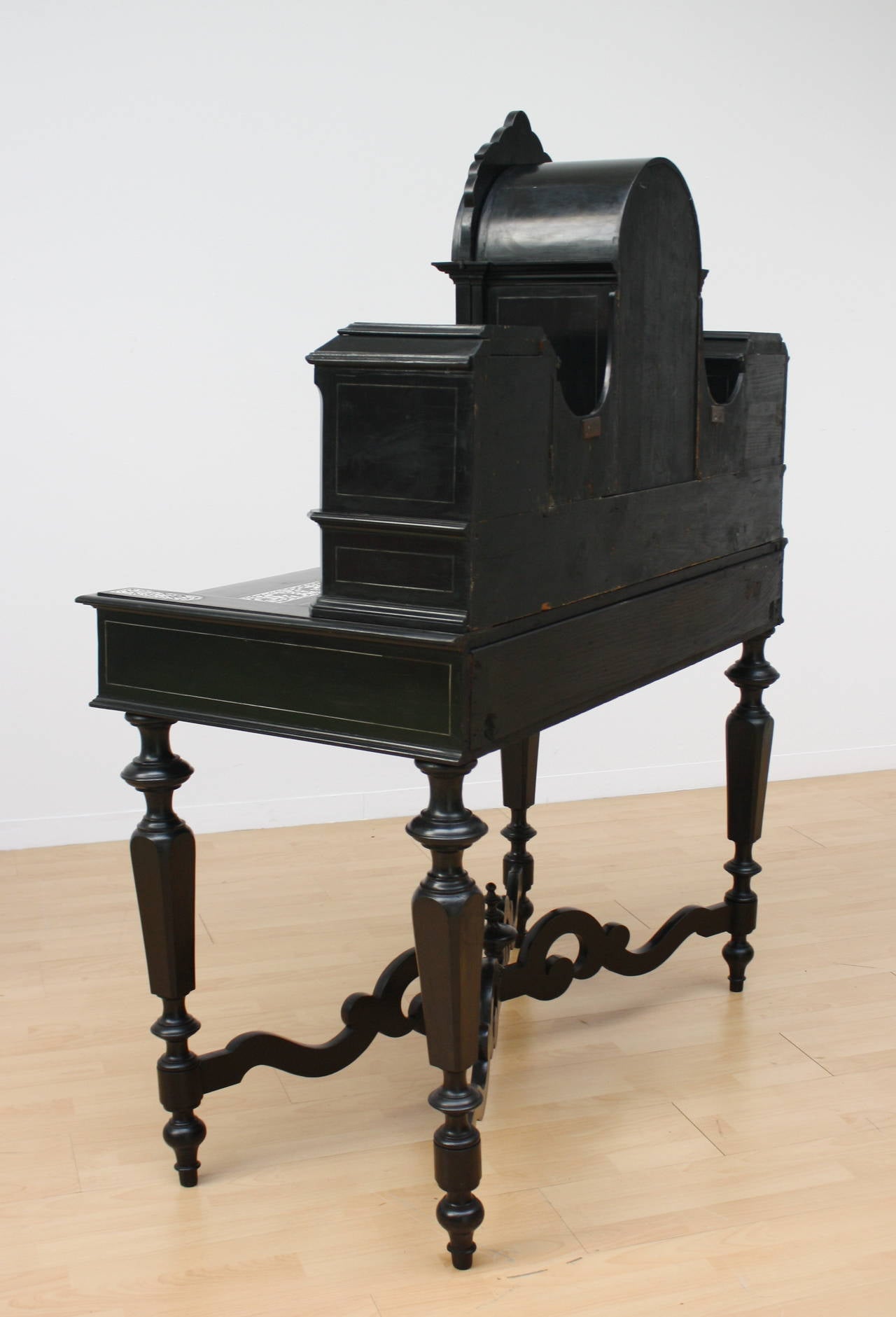 19th Century, Ebony Writing Cabinet For Sale 1