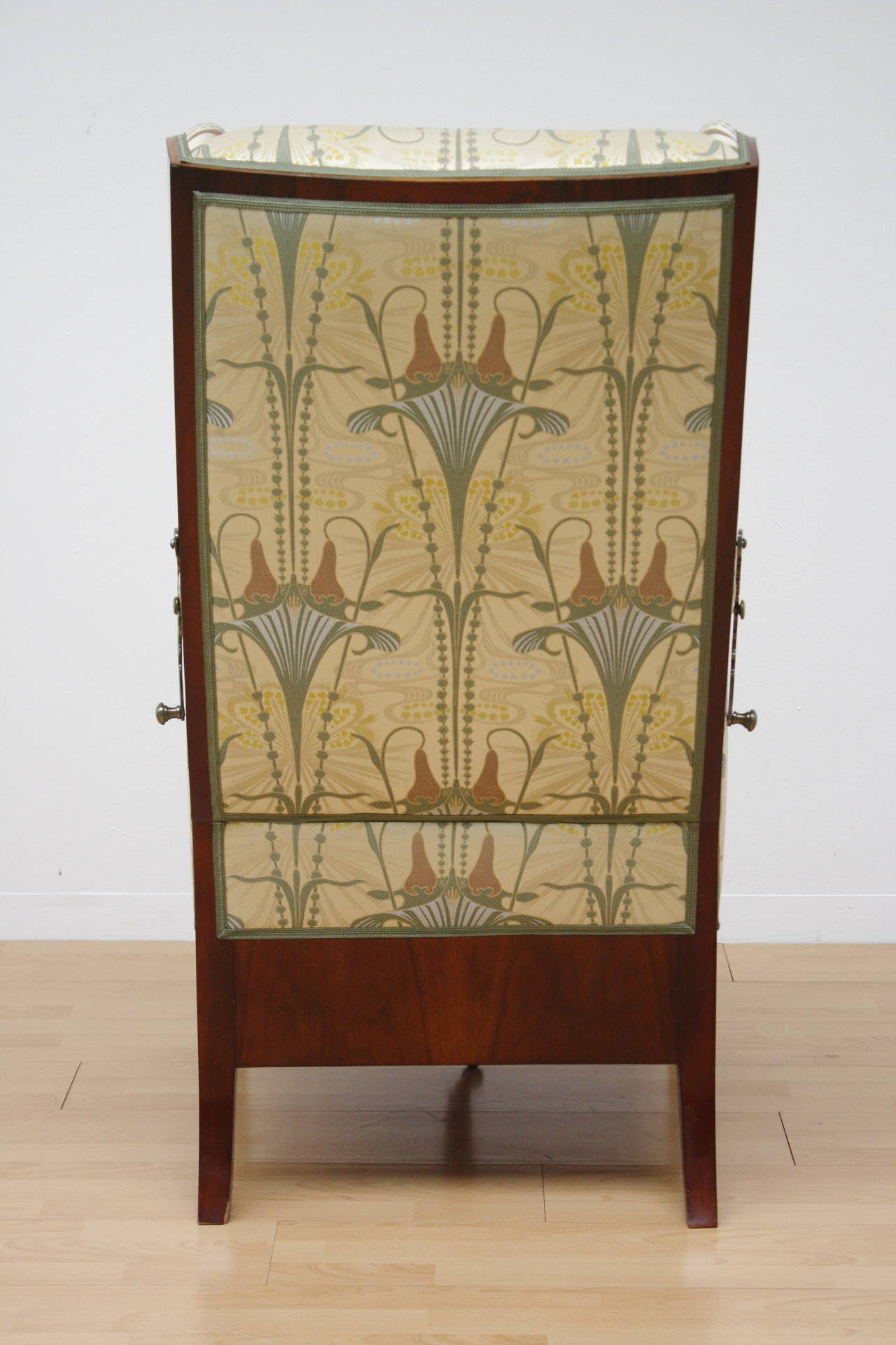 19th Century, Unusual Austrian Biedermeier Metamorphic Reclining Armchair For Sale 2