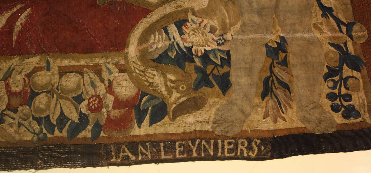 Brussels Historical Masterpiece of a Tapestry by Jan Leyniers For Sale 1
