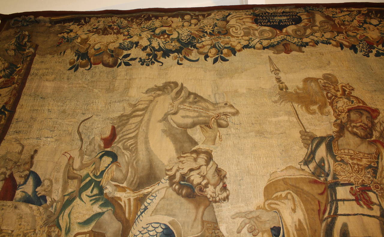 Brussels Historical Masterpiece of a Tapestry by Jan Leyniers In Good Condition For Sale In Wels, AT