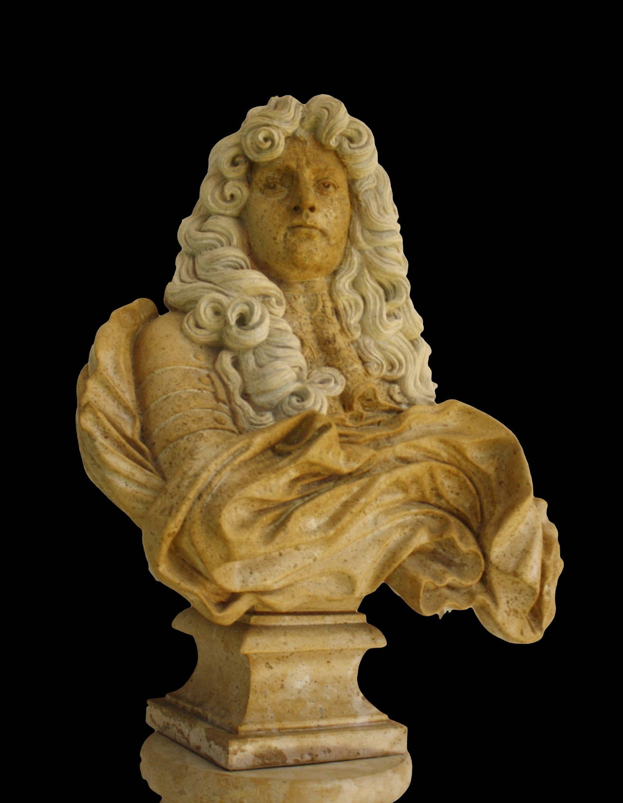 20th Century Portrait Bust of King Louis XIV For Sale
