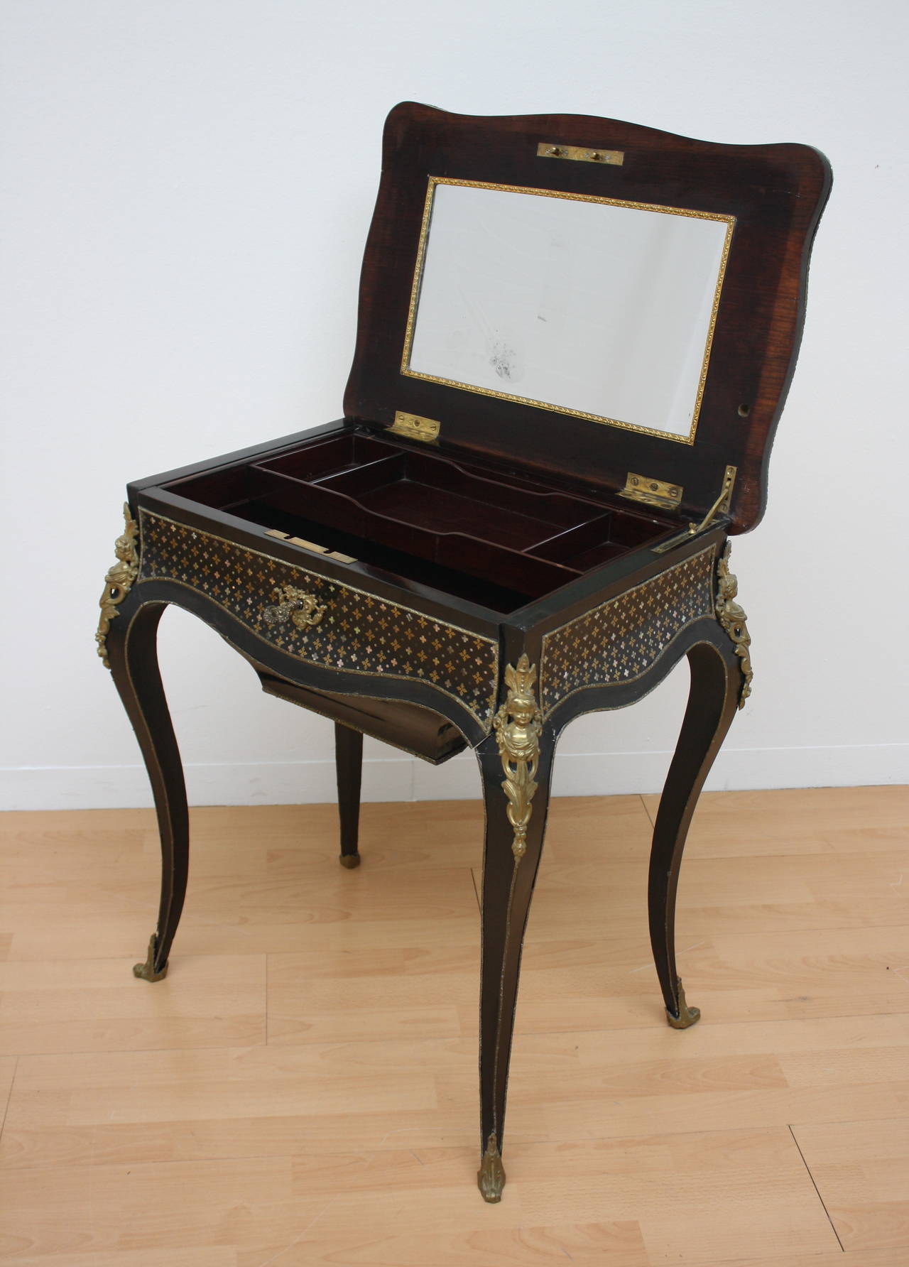19th Century, Napoleon III Sewing Table