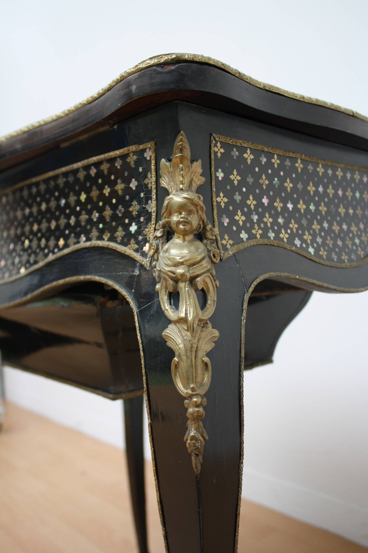Mid-19th Century 19th Century, Napoleon III Sewing Table For Sale