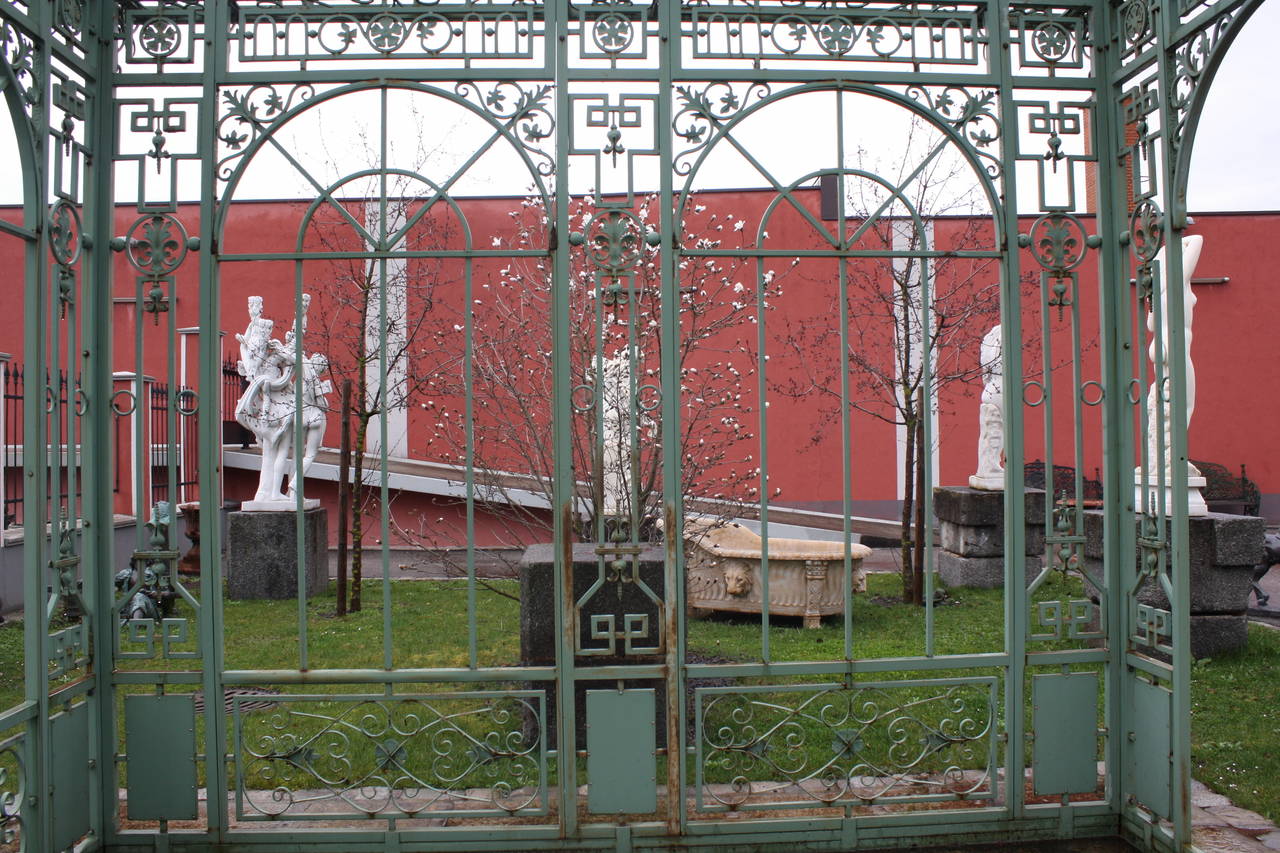 Austrian Exceptional Cast Iron Pavillon For Sale