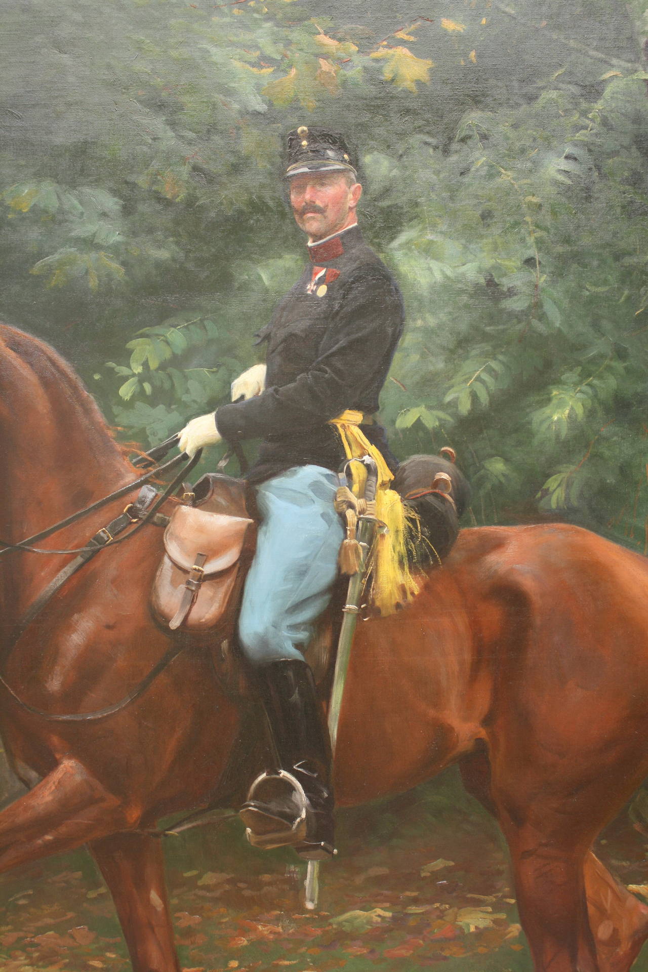 Masterpiece Painting from Zygmunt Rozwadowski 1901 In Good Condition For Sale In Wels, AT
