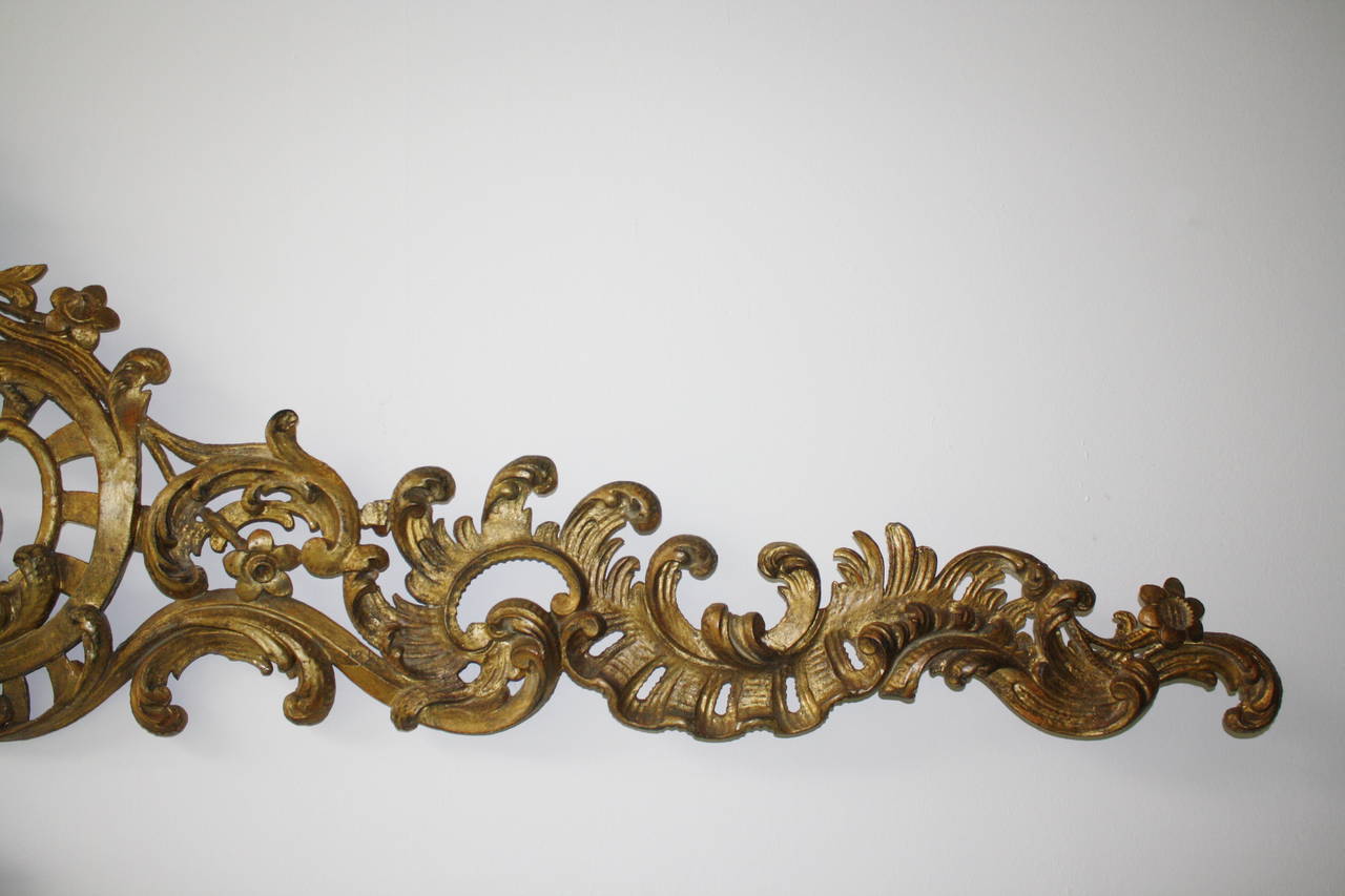 Wood Pair of Exceptionally Baroque Supraportes For Sale