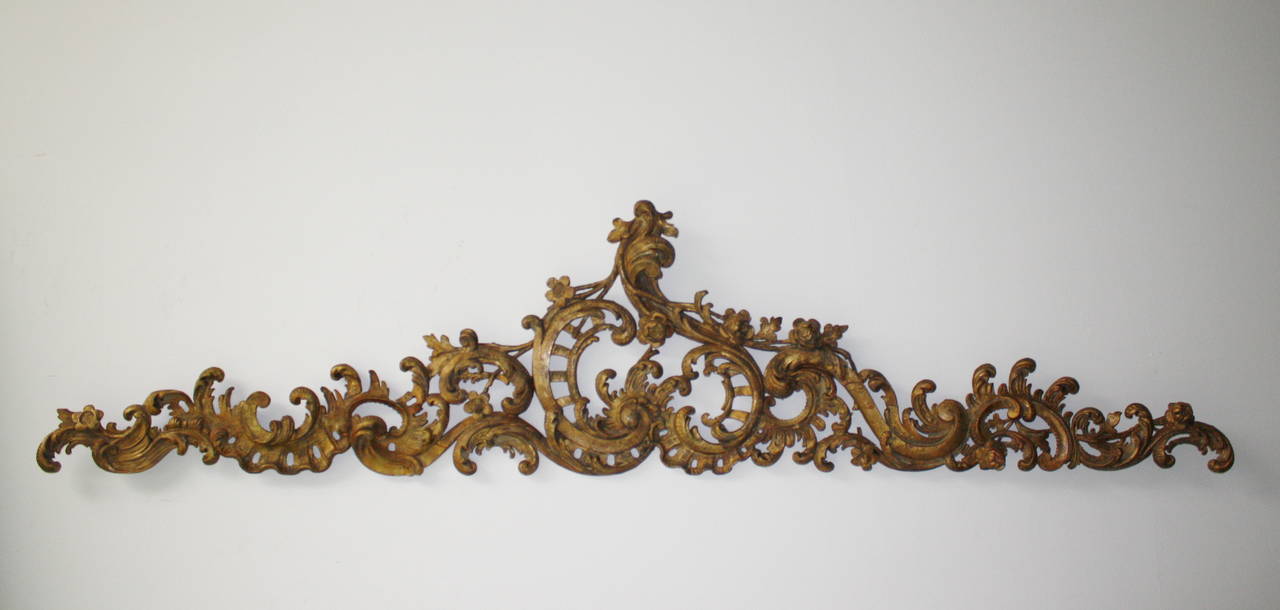 Pair of Exceptionally Baroque Supraportes For Sale 1