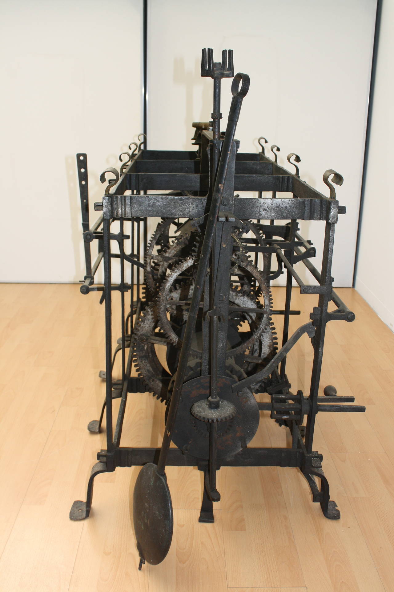 Iron 17th Century Rare Turret Clock For Sale