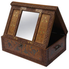 Jugendstil Travelling Box with Mirror