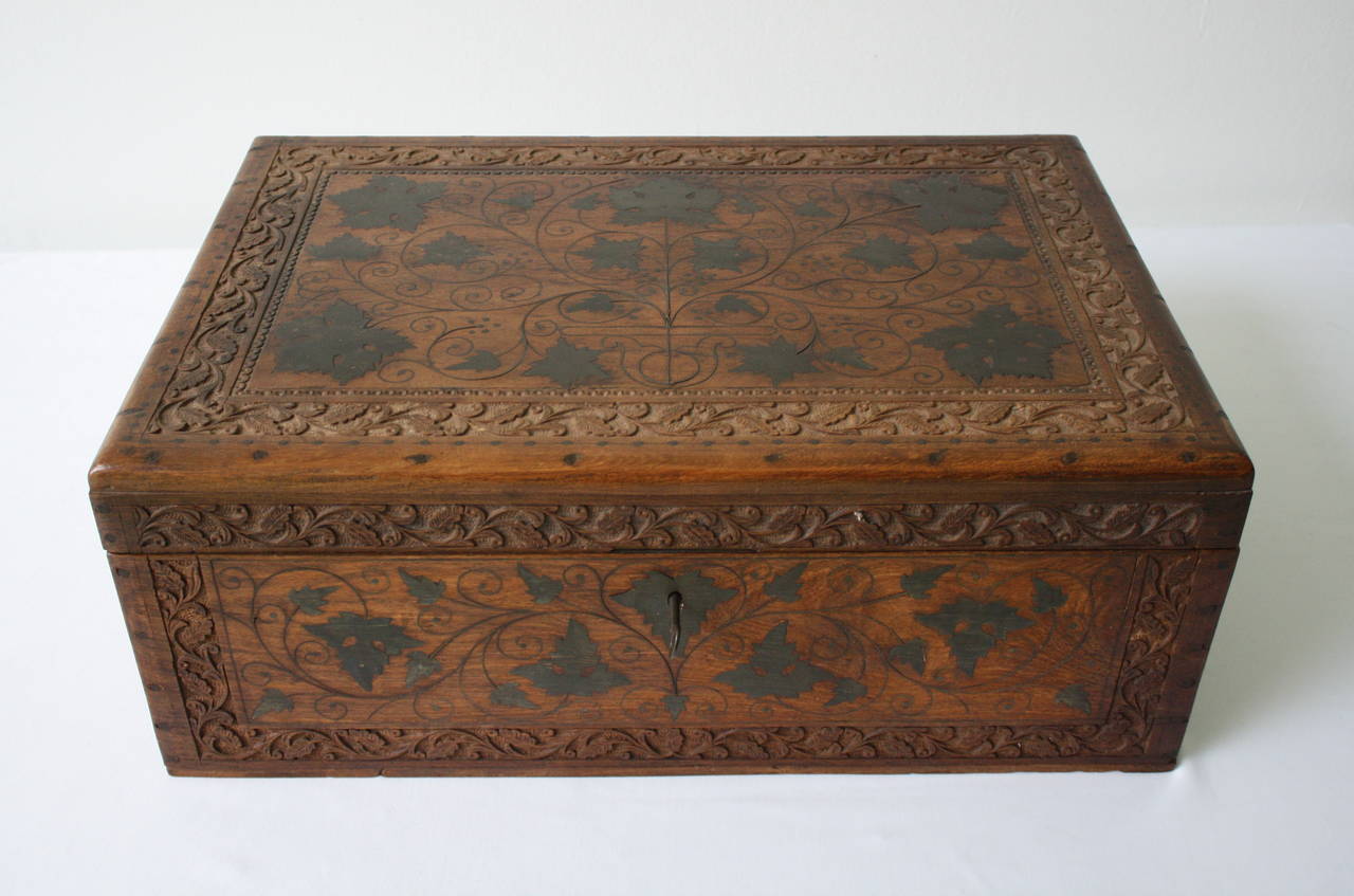 Jugendstil Travelling Box with Mirror