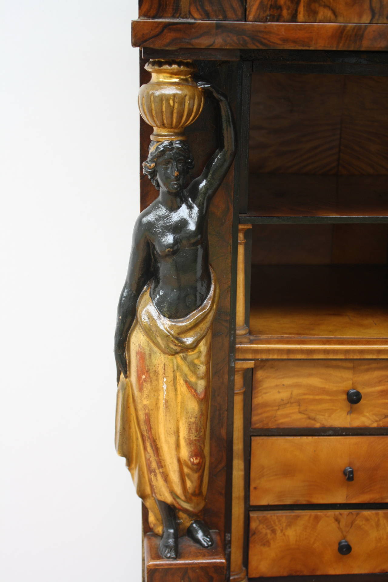 Early 19th Century 19th Century, Early Biedermeier Secretaire a Abattant For Sale