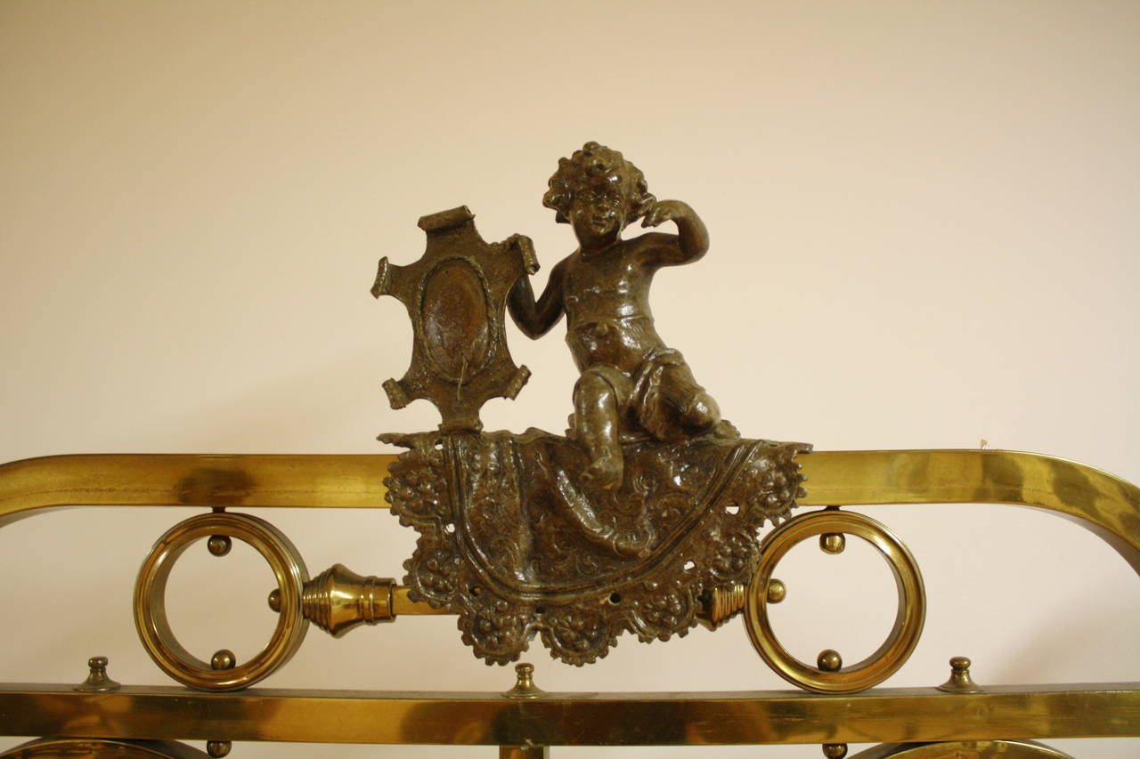 19th Century Pair of Brass Beds In Good Condition For Sale In Wels, AT