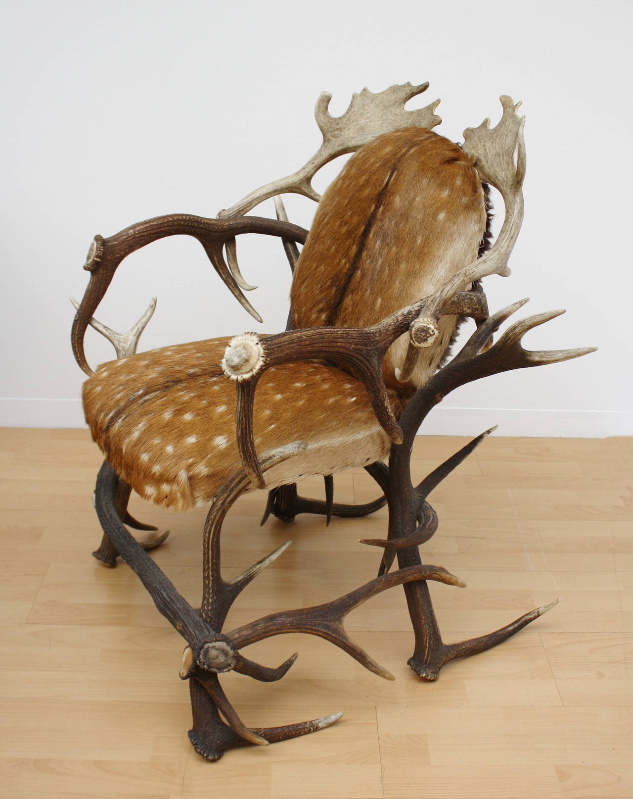 20th Century Austrian Antlers Chair For Sale