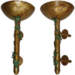 Wall Lamps circa 1935 from an Austrian Station Concourse