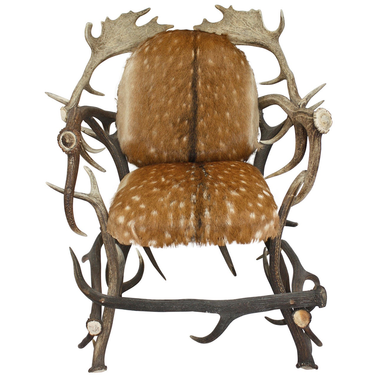 Austrian Antlers Chair For Sale