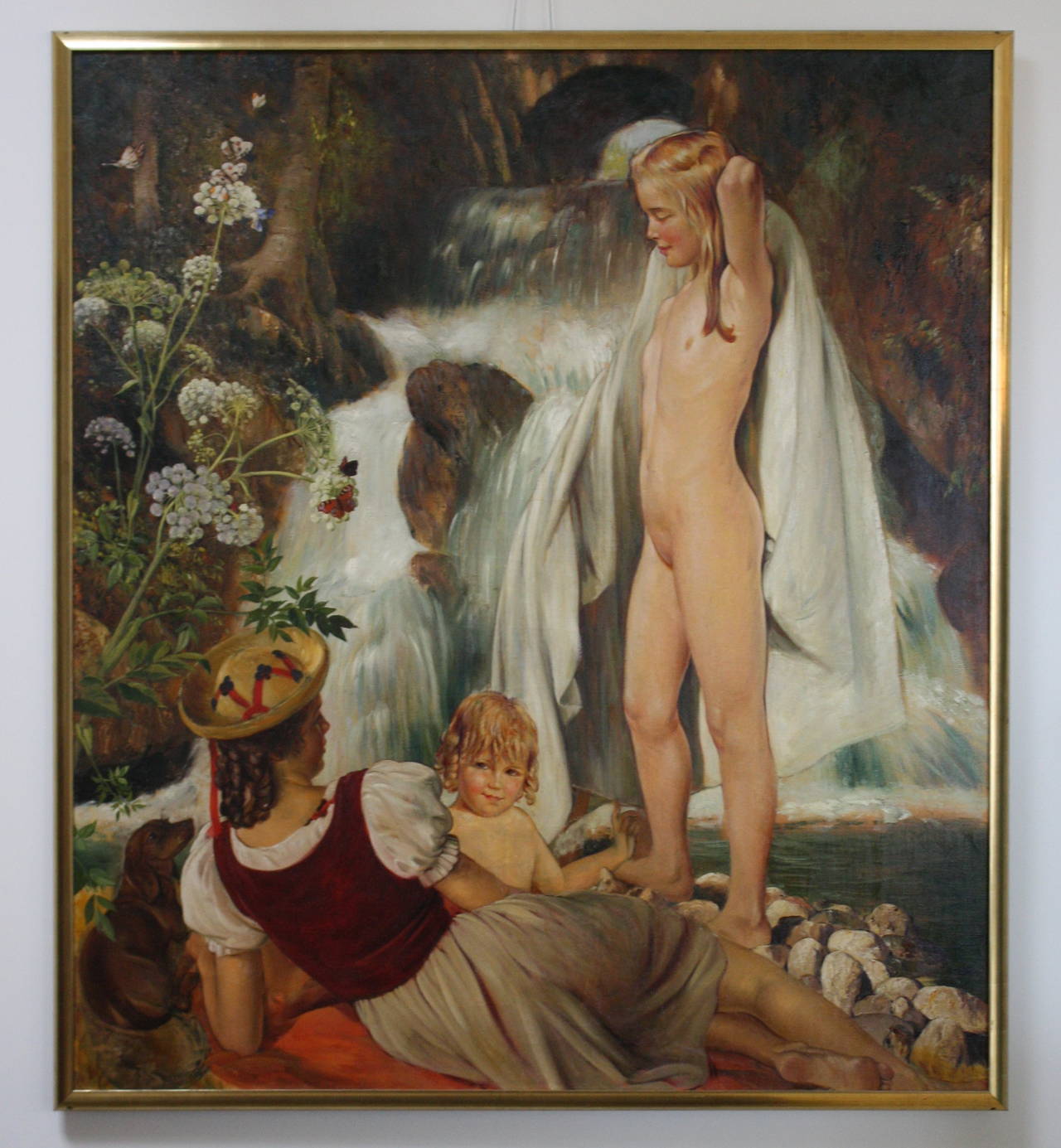 An Oil Paintin by Anton Filkuka (1888 - 1957) an Austrian Artist.