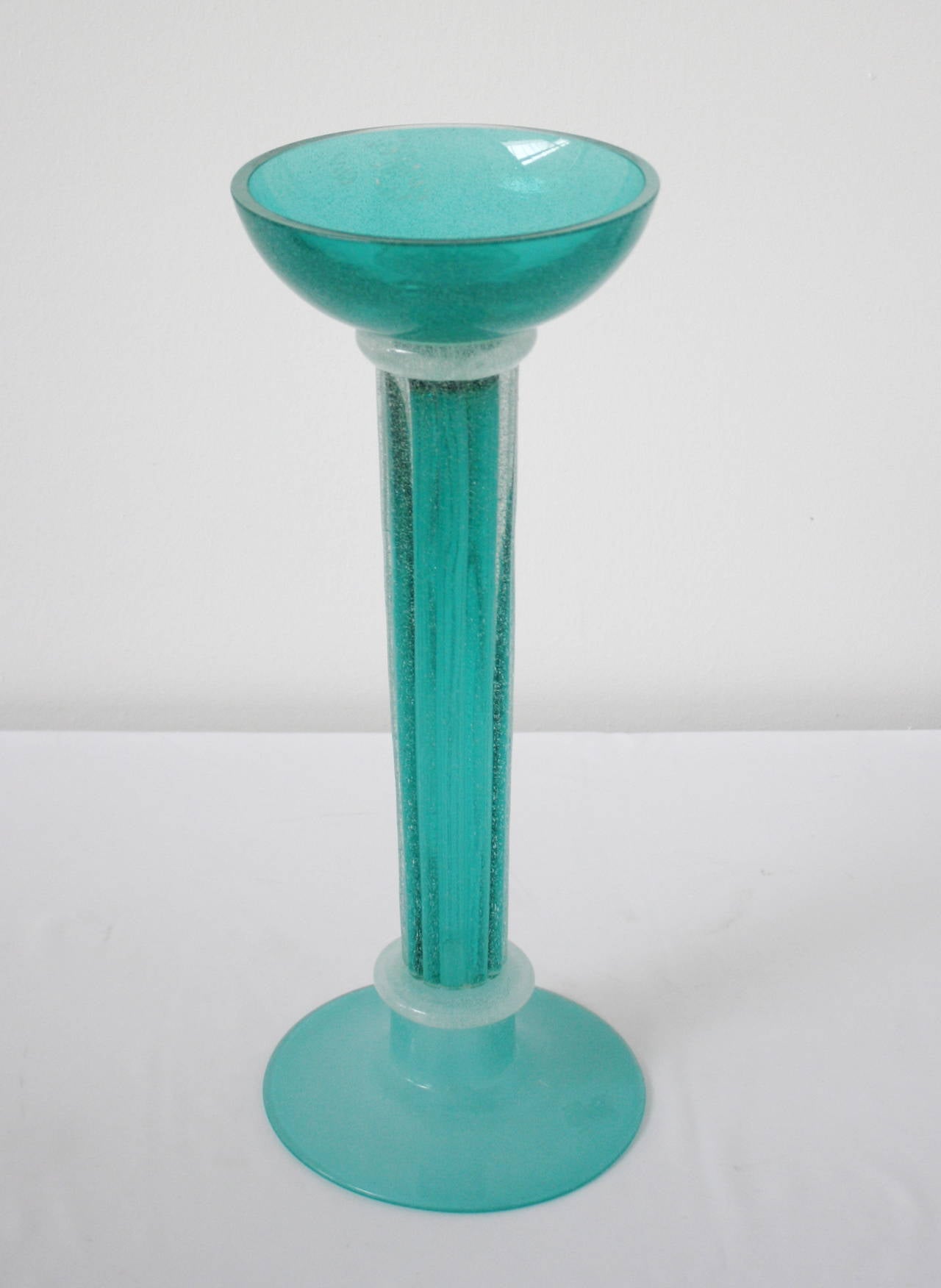 Gino Cenedese, Murano, Candleholder In Excellent Condition For Sale In Wels, AT