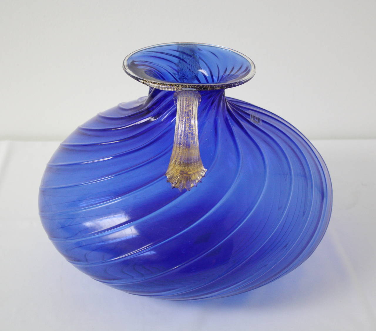 20th Century Glass Vase from Archimede Seguso, Murano, Italy For Sale