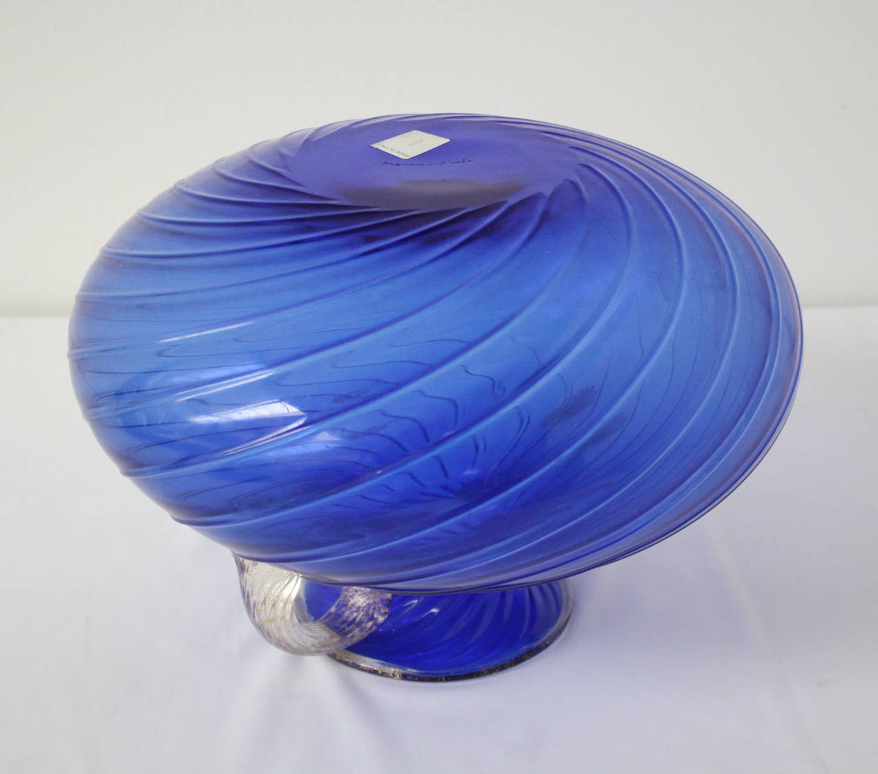 Glass Vase from Archimede Seguso, Murano, Italy For Sale 1