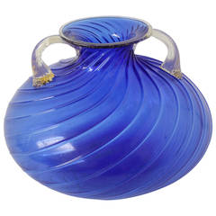 Glass Vase from Archimede Seguso, Murano, Italy