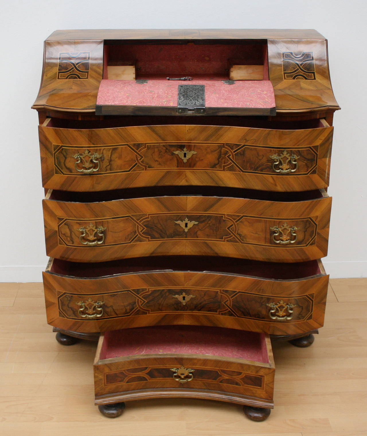 18th Century Baroque Commode and Secretaire