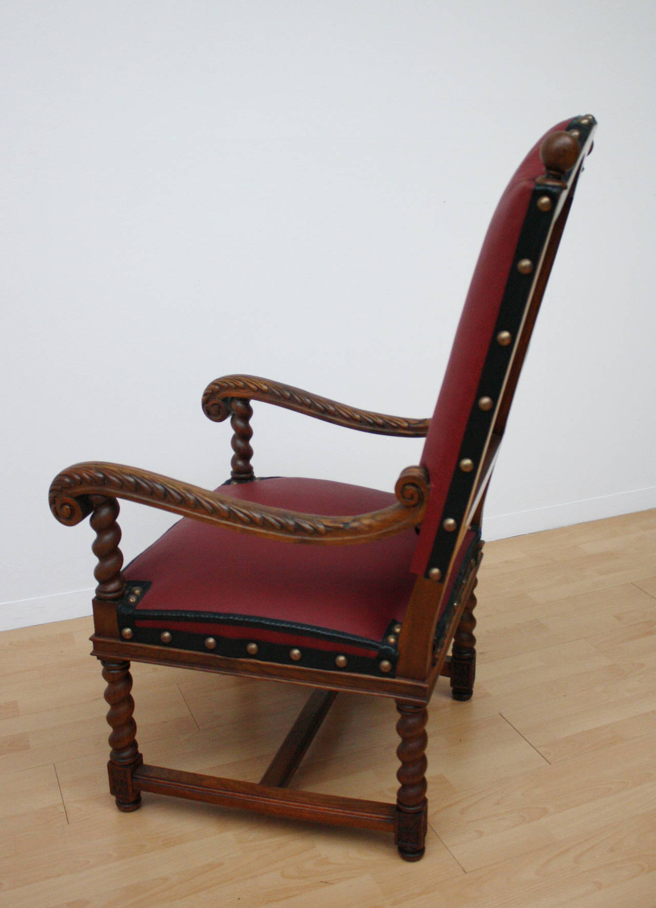 High Victorian 19th Century Armchair For Sale