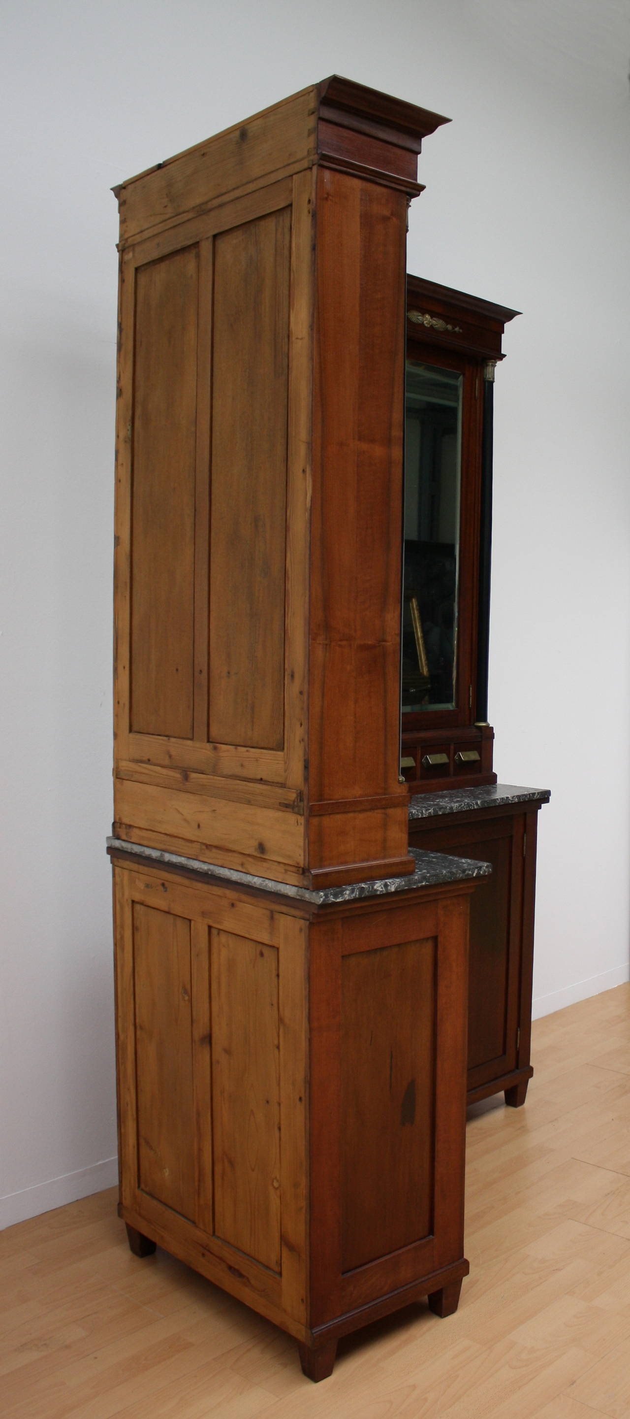 19th Century, Pair of Biedermeier Apothecary Cabinet For Sale 1