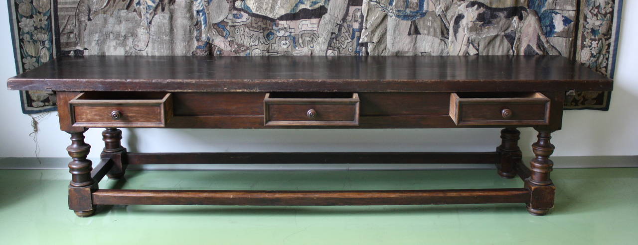 18th Century, Italien Kitchen Table.