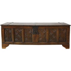 15th Century, Gothic Carved Chest