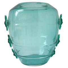 20th Century Glass Vase, Seguso Vetri d' Arte, Murano