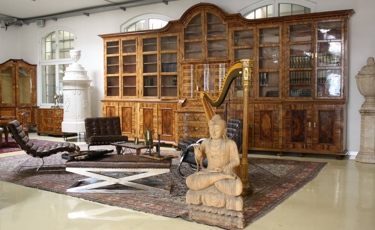 18th Century Baroque Library with Tabernacle For Sale 2