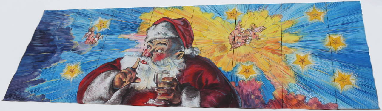 "Merry Christmas" Painting by Herbert Soltys