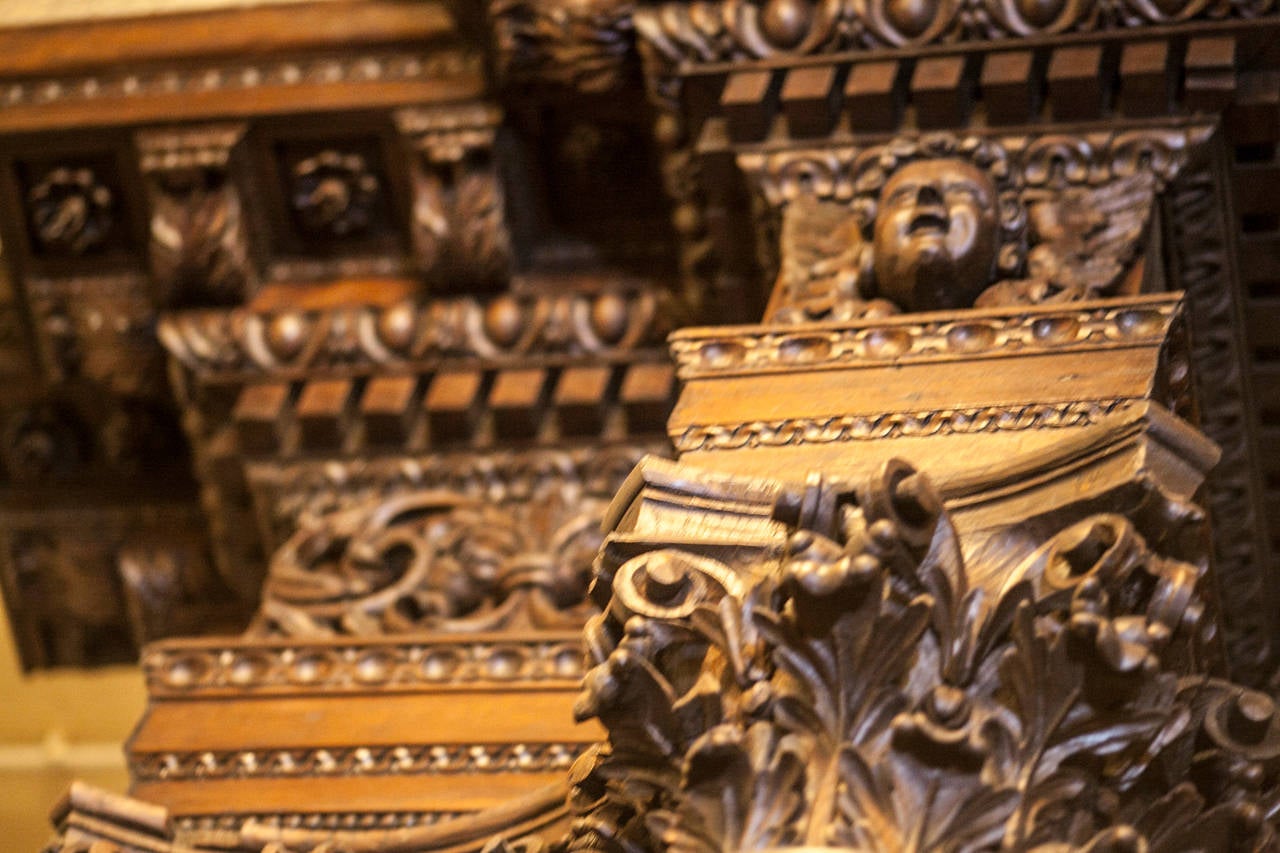 Antique Baroque Carved Portal 5