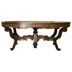 Antique Extending Table Made of Walnut