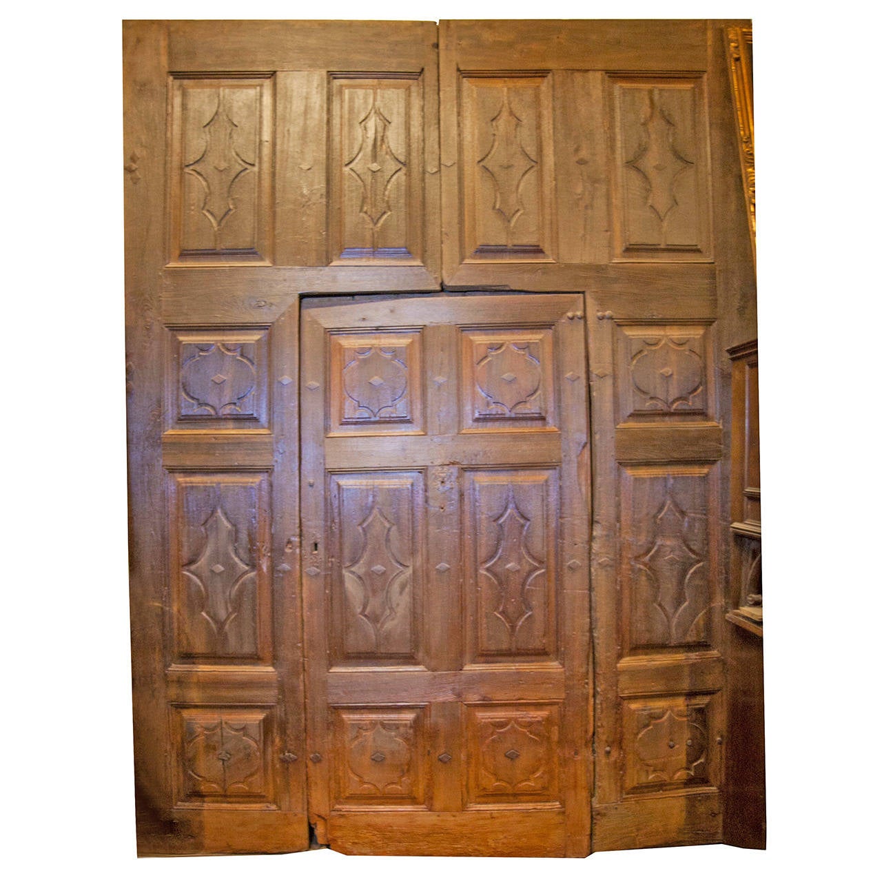 Antique Door Made of Walnut at 1stDibs