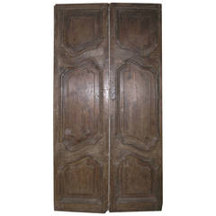 Antique Double Door Made of Chestnut 11